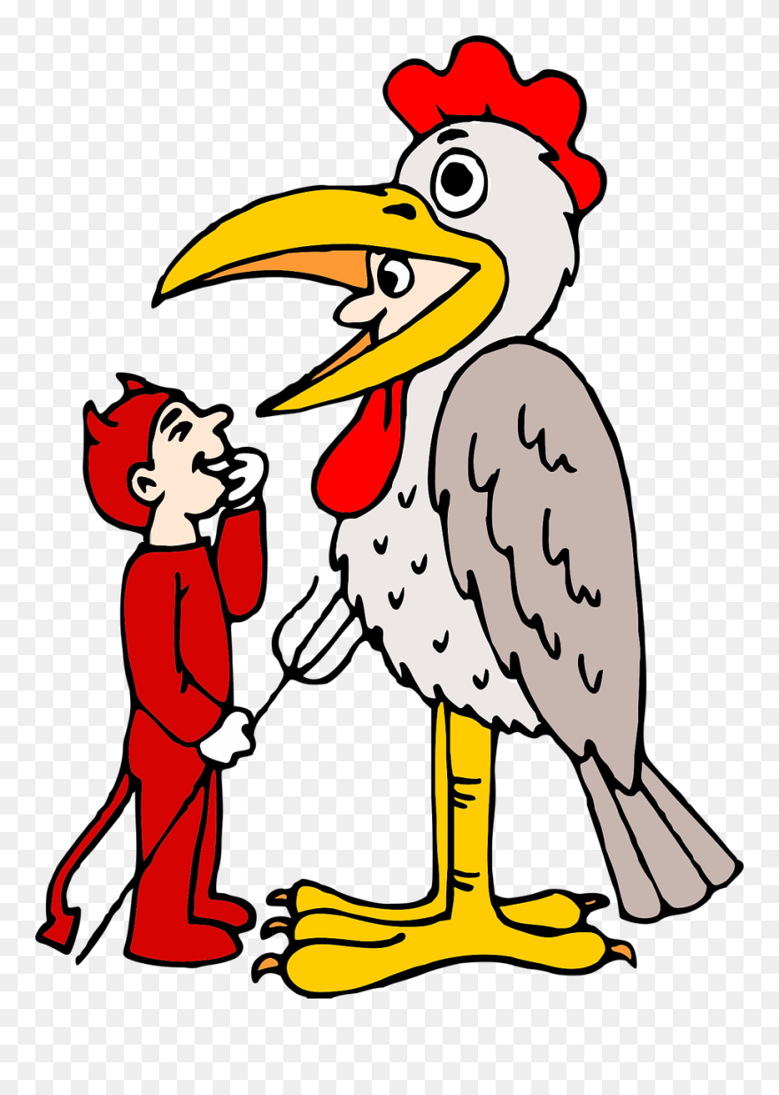 Halloween Costume Kids Free Photo - Diablo Con Un Pollo Clipart