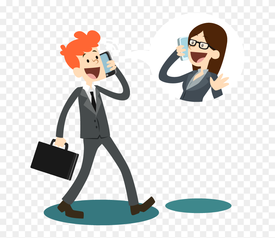 Phone Communication Clipart - Png Download