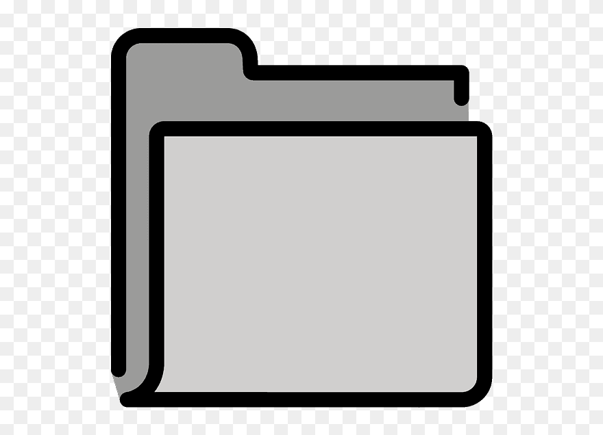 File Folder Emoji Clipart - Png Download