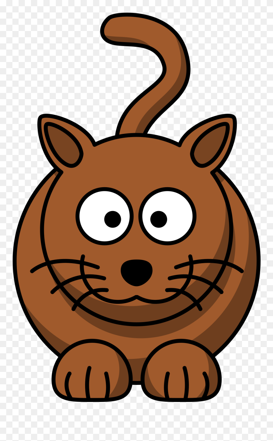 Brown Cat Clipart - Png Download