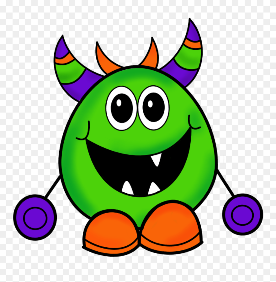 Halloween Monster Clipart Free Clipart Images - Free Clipart Cartoon Images Of Monsters - Png Download
