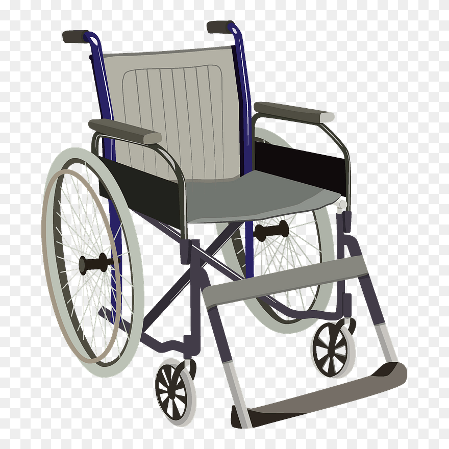 Wheelchair Clipart - Wheelchair - Png Download