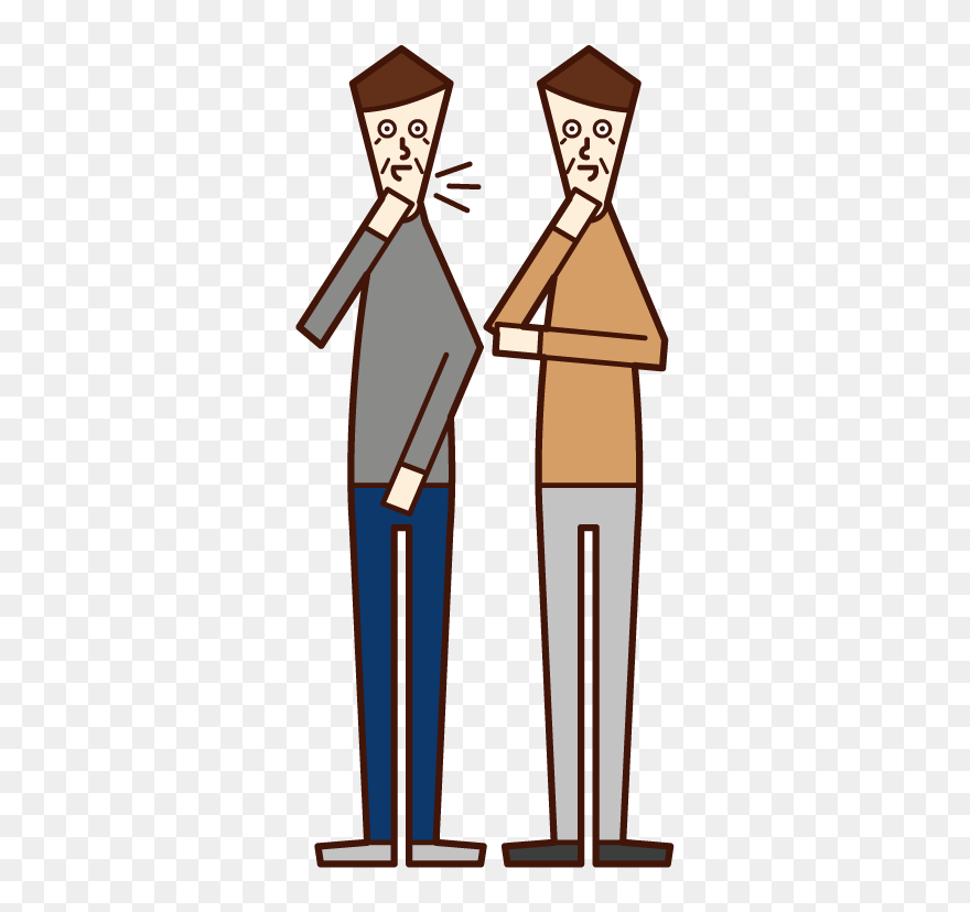 An Illustration Of An Elderly Man Who Talks About Standing - 指示 棒 持つ 人 イラスト Clipart