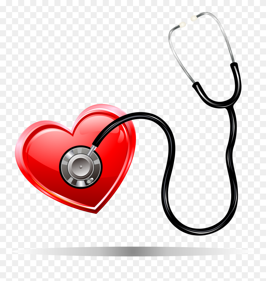 Stethoscope Clipart Vector Heart Image Library Download - Stethoscope Png Love Transparent Png