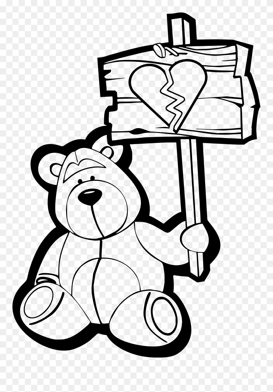 Sad Heart Clipart Clip Free Clipart - Drawings Of Valentine's Day - Png Download