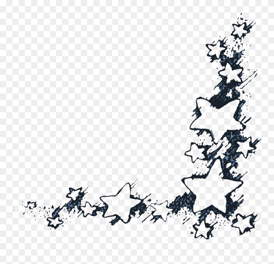 Page Corner Star Clipart 1 - Corner Star Png Transparent Png