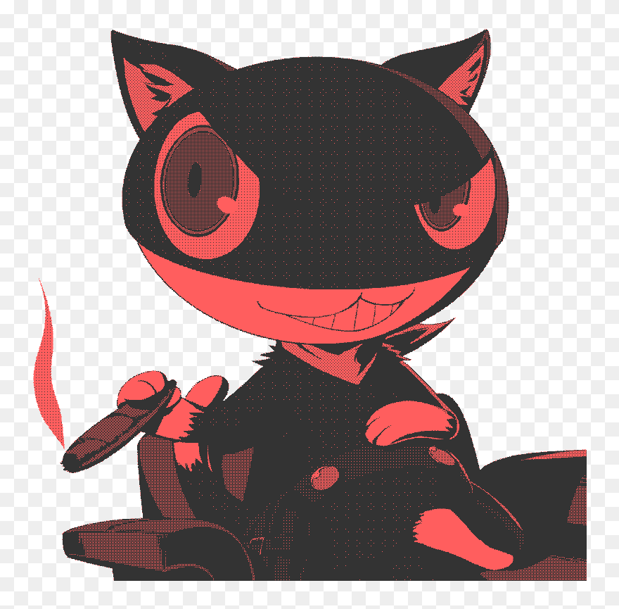 Morgana Persona 5 Official Art Clipart