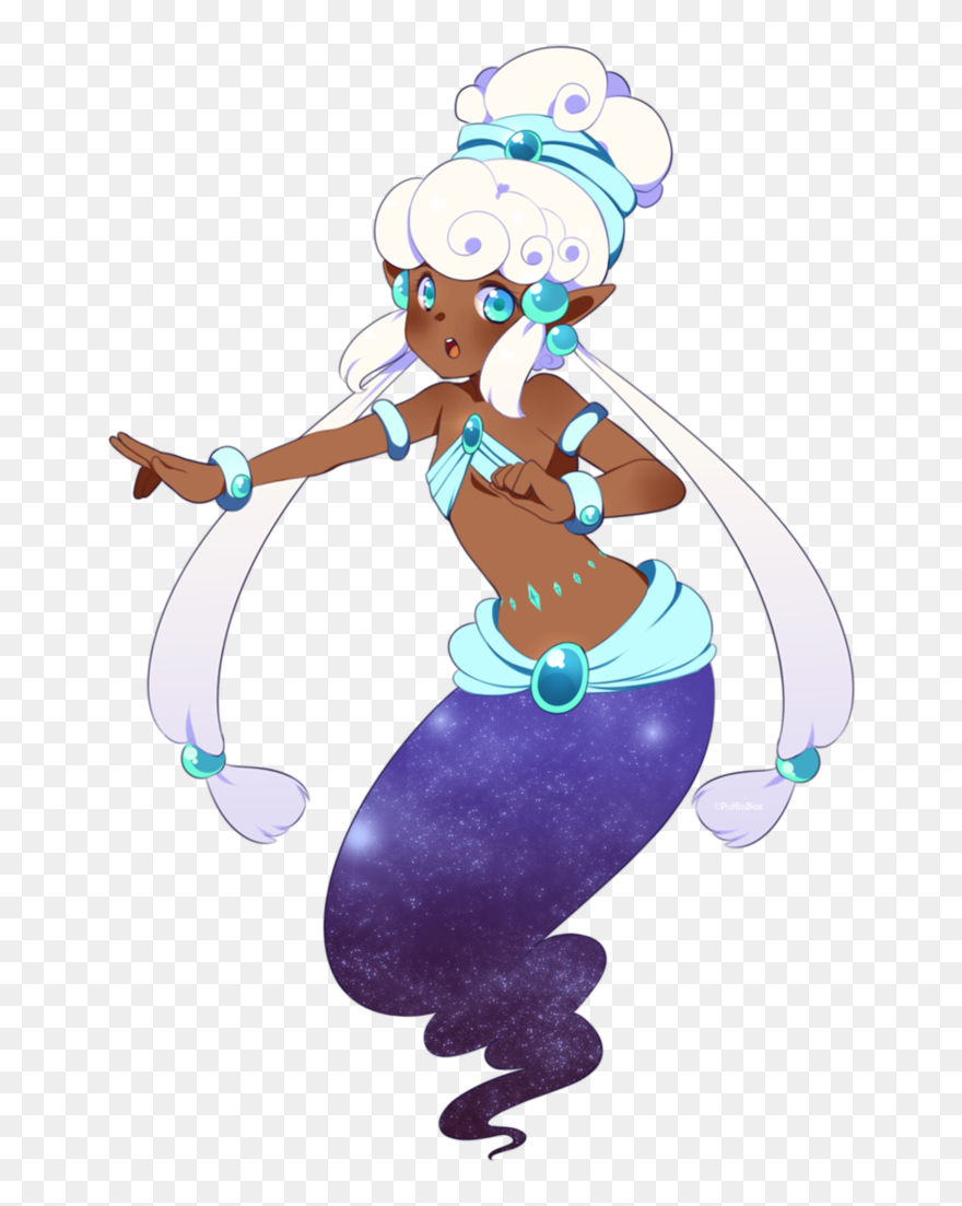 Transparent Genie Lamp Clipart - Anime Genie Lamp Girl - Png Download