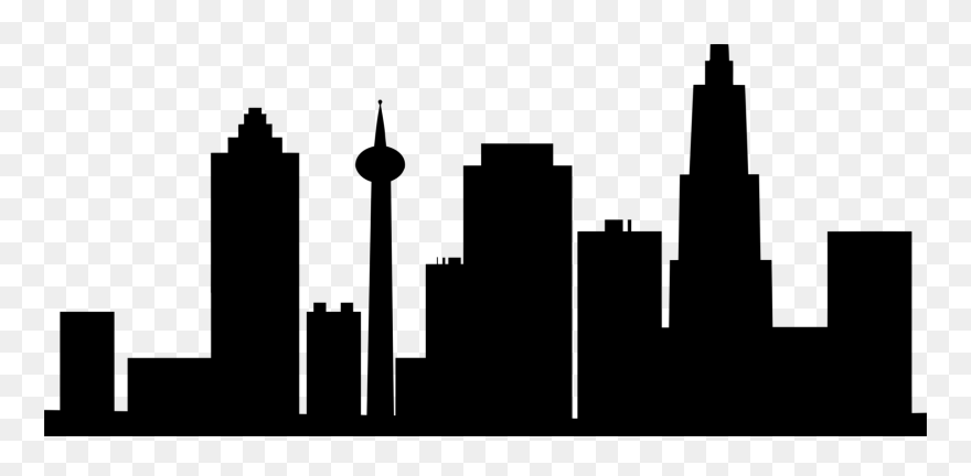 Generic Skyline Silhouette Clipart