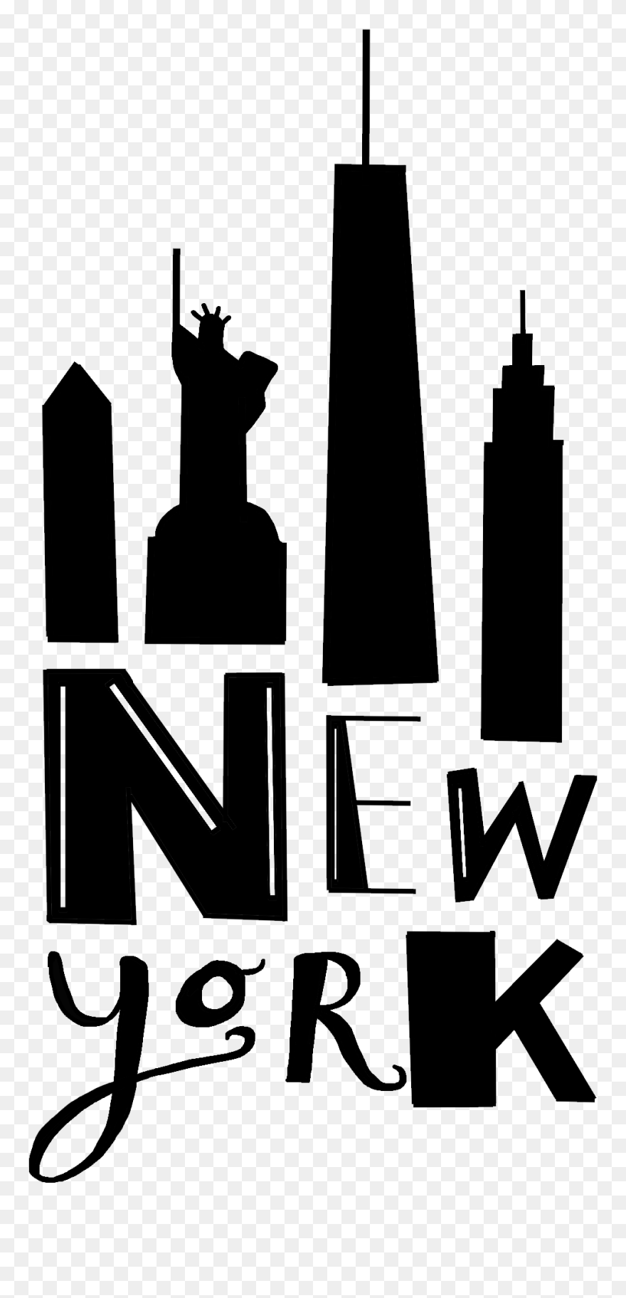 #newyork #newyorkcity #quotes #quotes&sayings #quotesandsayings - Silhouette Clipart