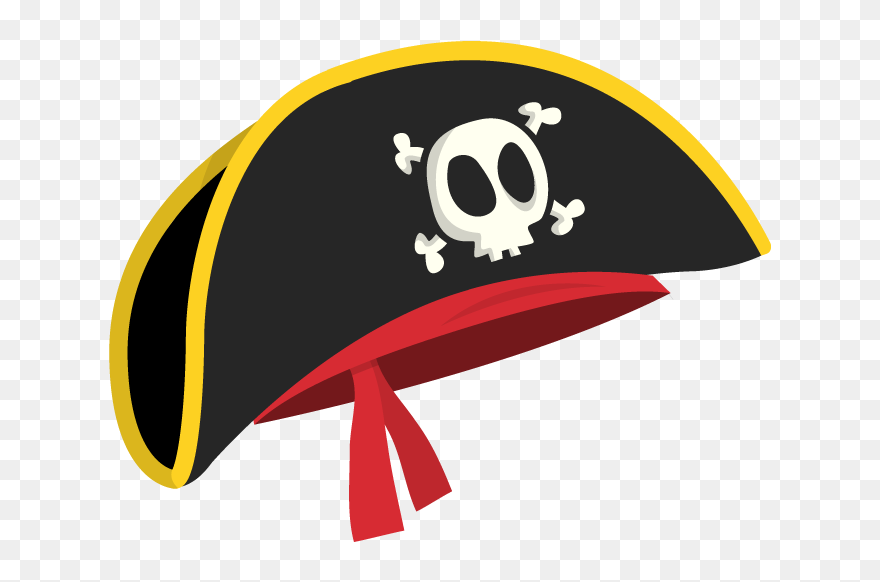 Icon Pirate Hat Black - Chapeu De Pirata Png Clipart