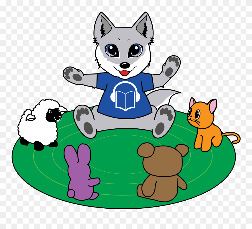 Worl Telling A Story - Wolf Telling A Story Clipart
