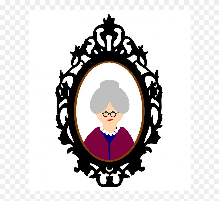Look In The Mirror That's Your Competition Means Clipart