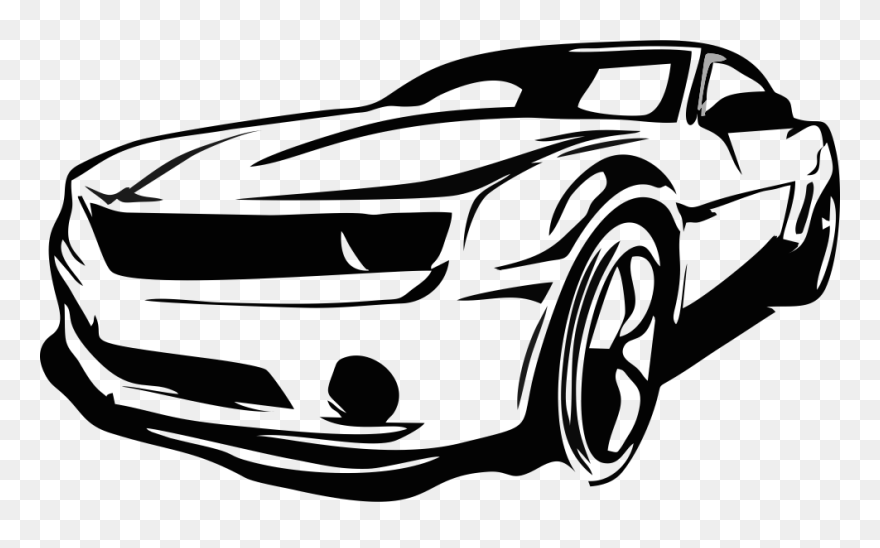 Chevrolet Camaro Sports Car Vector Graphics Ford Mustang - Camaro Clipart - Png Download