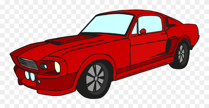 Hot Wheels Clipart Ford Gt - Clipart Mustang Car - Png Download