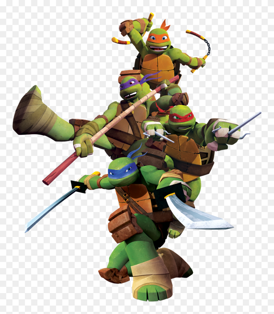 Ninja Tutles 2012 Png Image - Teenage Mutant Ninja Turtles Clipart