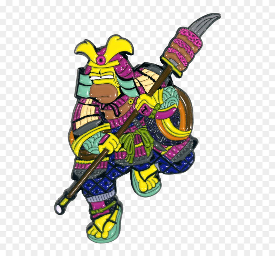 Homer Samurai Clipart