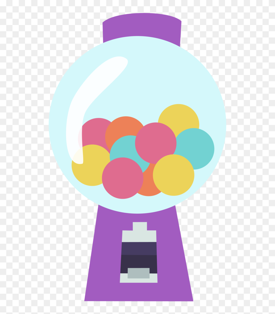 Gumball Machine Clipart Bubble Gum - Bubblegum Transparent Background - Png Download