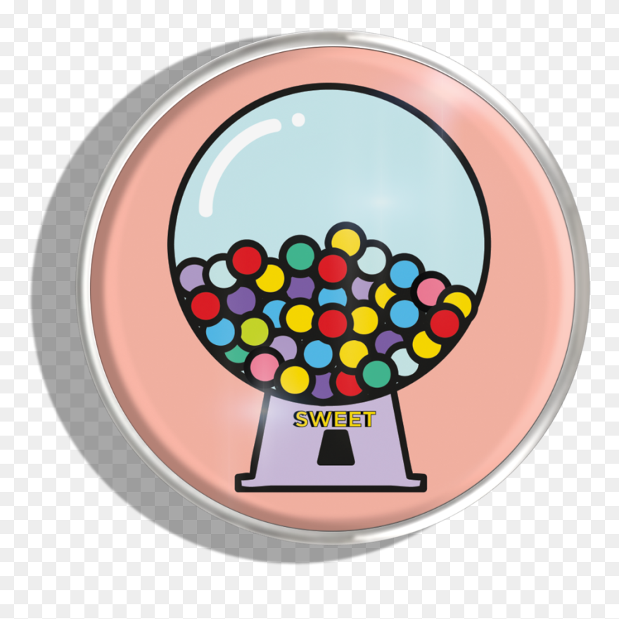 Transparent Gumball Machine Png - Circle Clipart