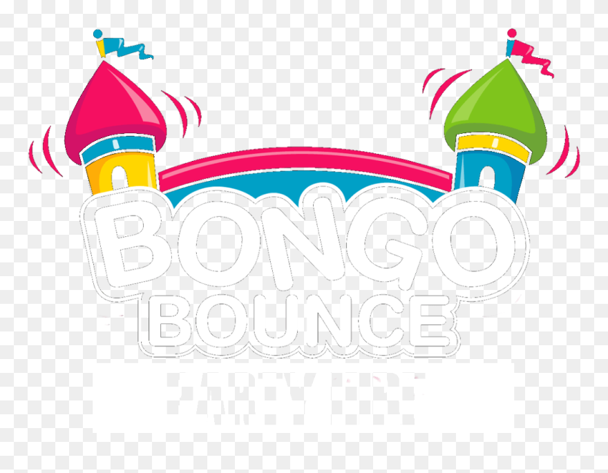 Bongo Bounce - Jumping Castle Logo Clipart