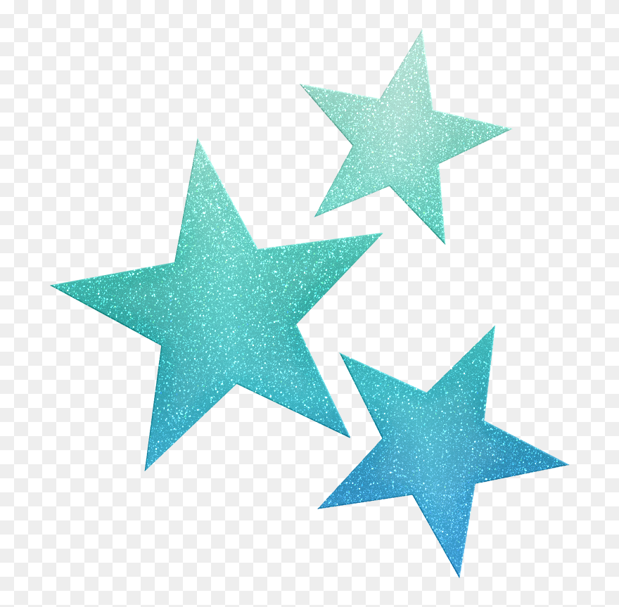 Stars ‿✿⁀°○ Star Clipart, Cute Clipart - Teal Star Clipart - Png Download