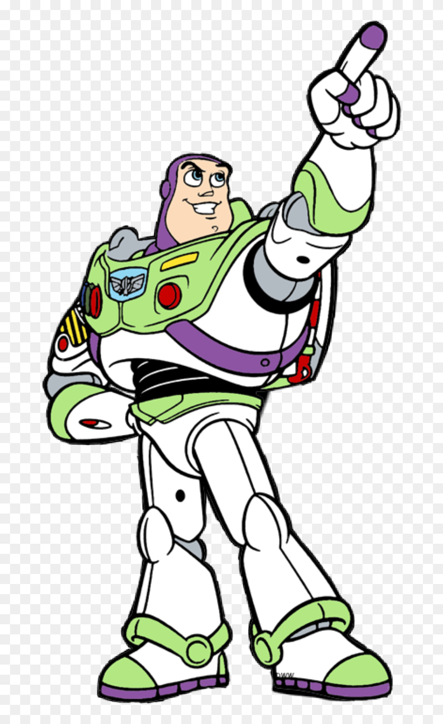 Toy Story Buzz Lightyear Clipart - Png Download