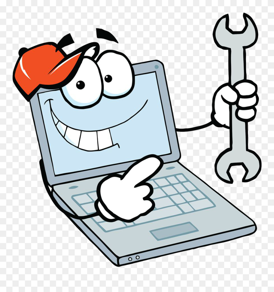 Computer Repair Technician Laptop Computer Hardware - Computer Technician Clip Art - Png Download