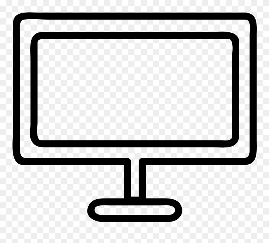 Transparent Computer Technician Clipart - Fernseher Symbol - Png Download