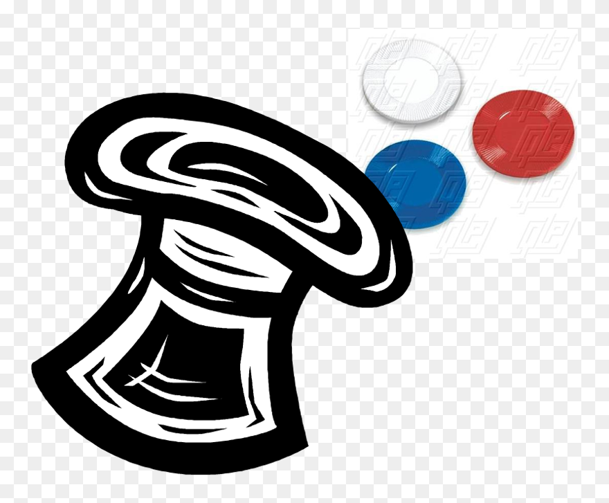 Drawing Poker Chips - Hats Off Clipart