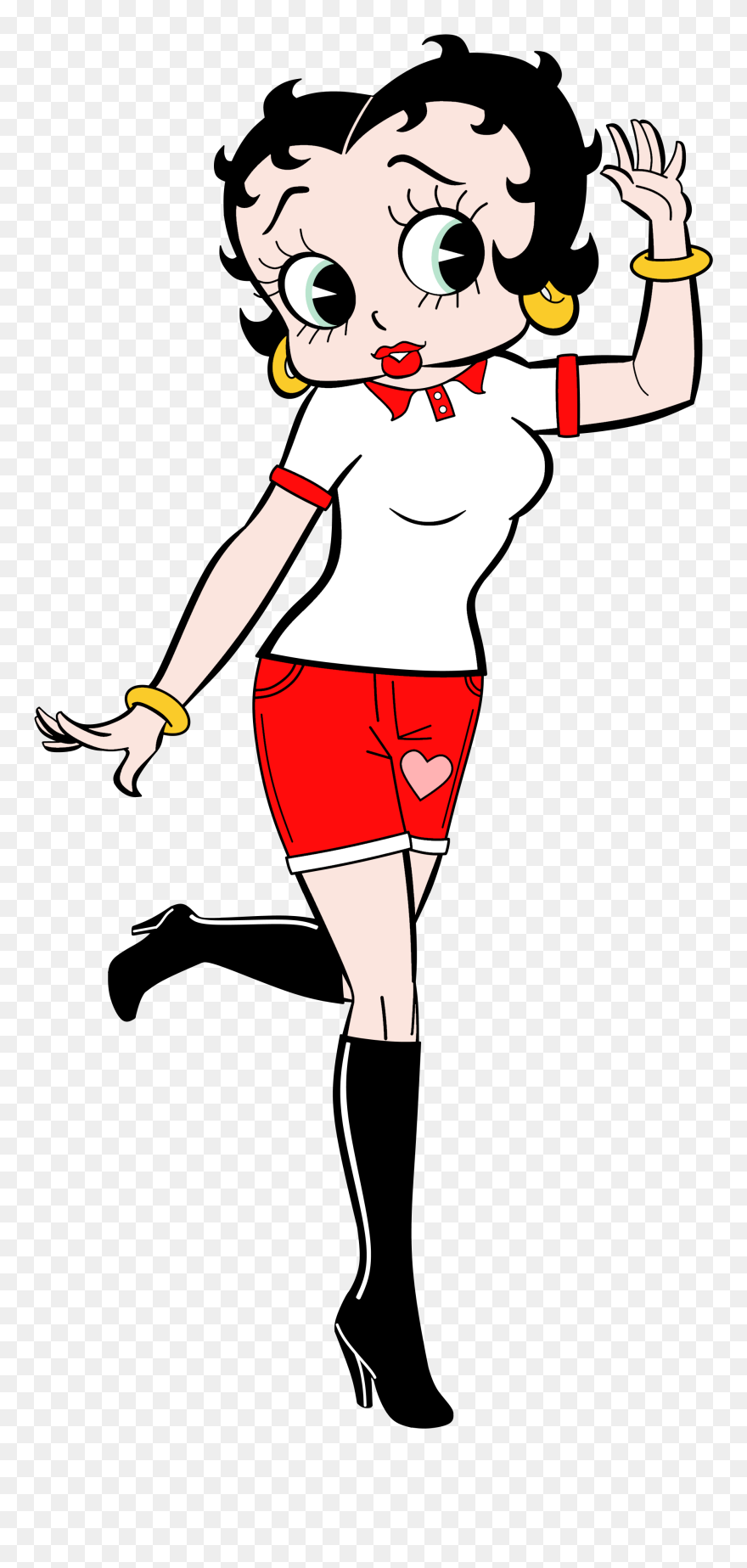 Betty Boop Anime Spring Break Render - Betty Boop Png Clipart