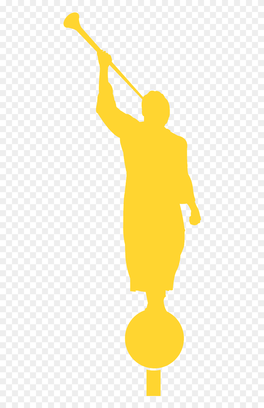 Angel Moroni Silhouette Clipart
