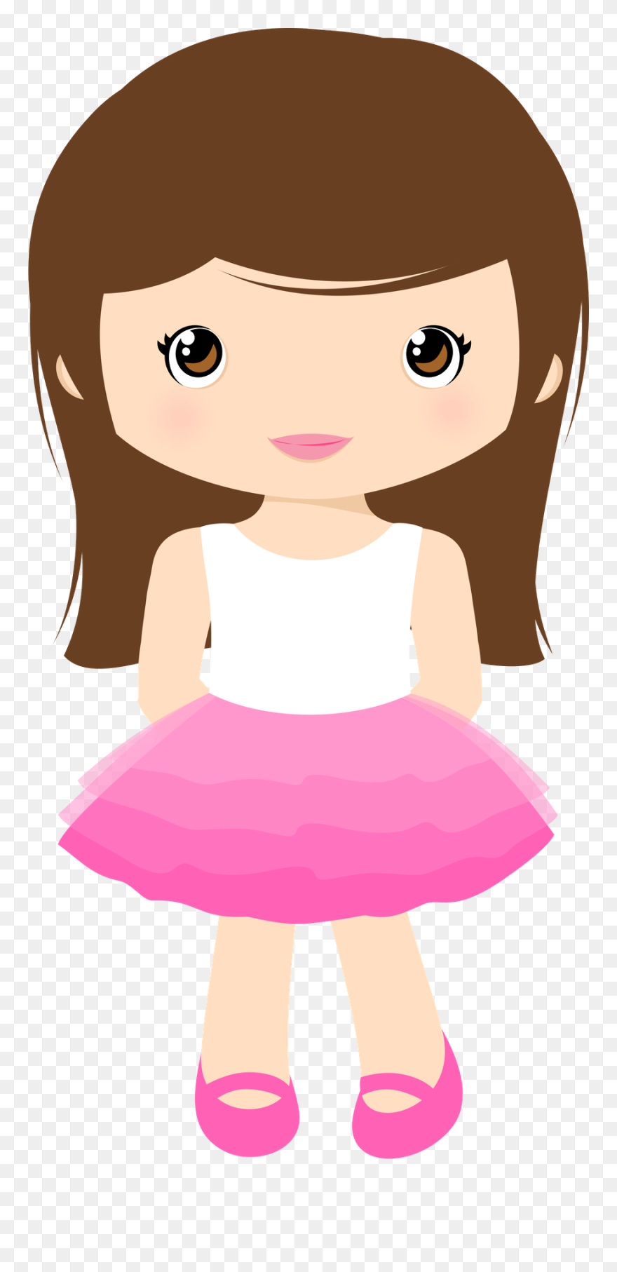 Doll Clipart Baby Doll - Girl Clipart Png Transparent Png