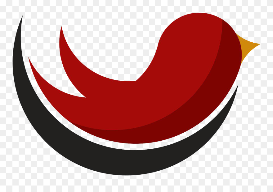 Red Robin Bird Logo Clipart