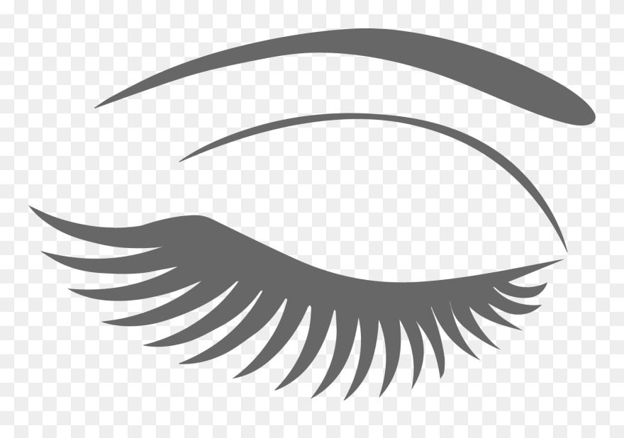 Cat Eyes With Lashes Clipart Png Divine Hair Salon - Eyebrow And Lash Png Transparent Png