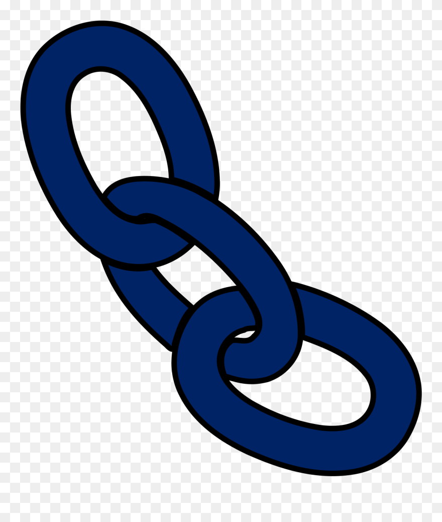 Royal Blue Chain Clip Art At Clker - Blue Chain Png Transparent Png