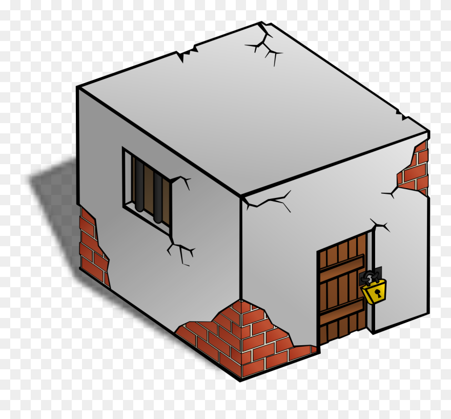 Transparent Jail Cell Bars Png - Prison Building Clip Art