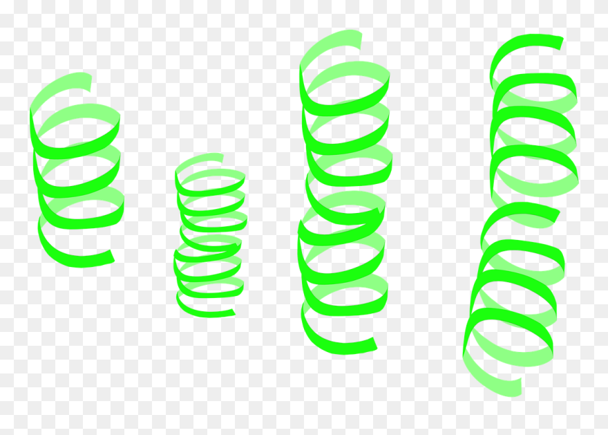 Transparent Streamer Clipart - Transparent Background Streamers Blue Png