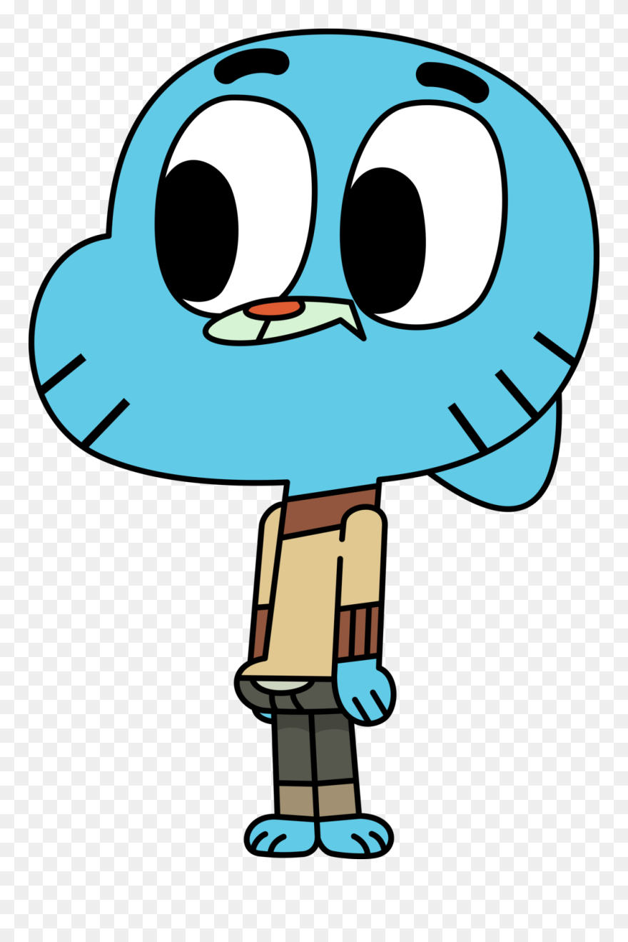 Hero Clipart Mascots - Amazing World Of Gumball Gumball - Png Download