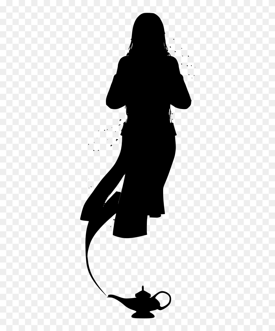 Magical Arabian Magic Wish Character Genie Fantasy - Scalable Vector Graphics Clipart