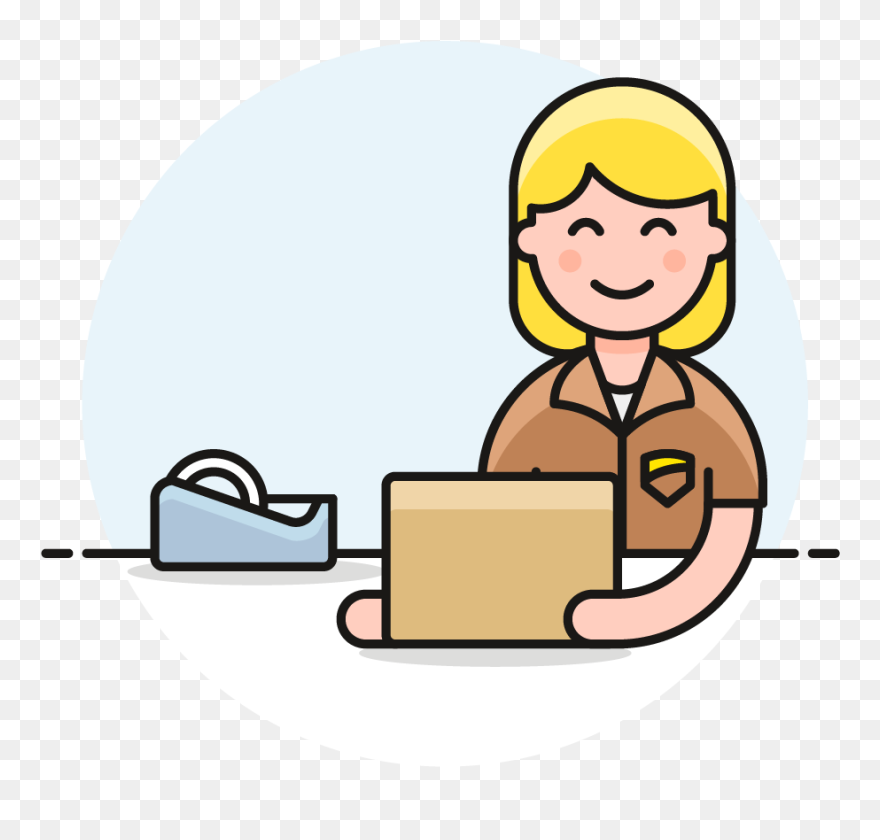 Mailman Clipart Car - Clip Art - Png Download