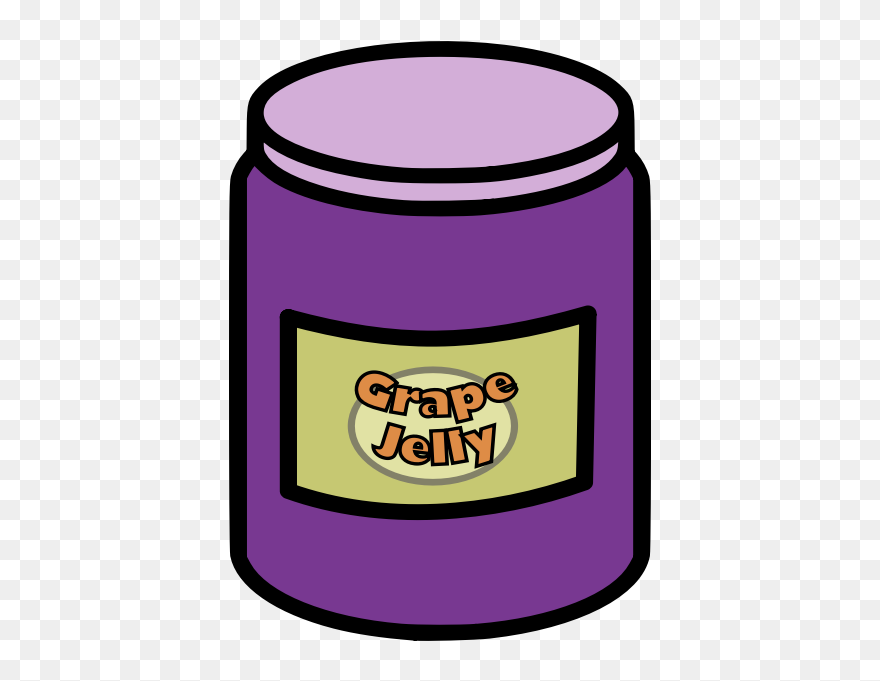 Grape Jelly Jar - Grape Jelly Clipart - Png Download