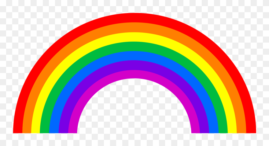 Transparent Background Rainbow Clipart - Png Download