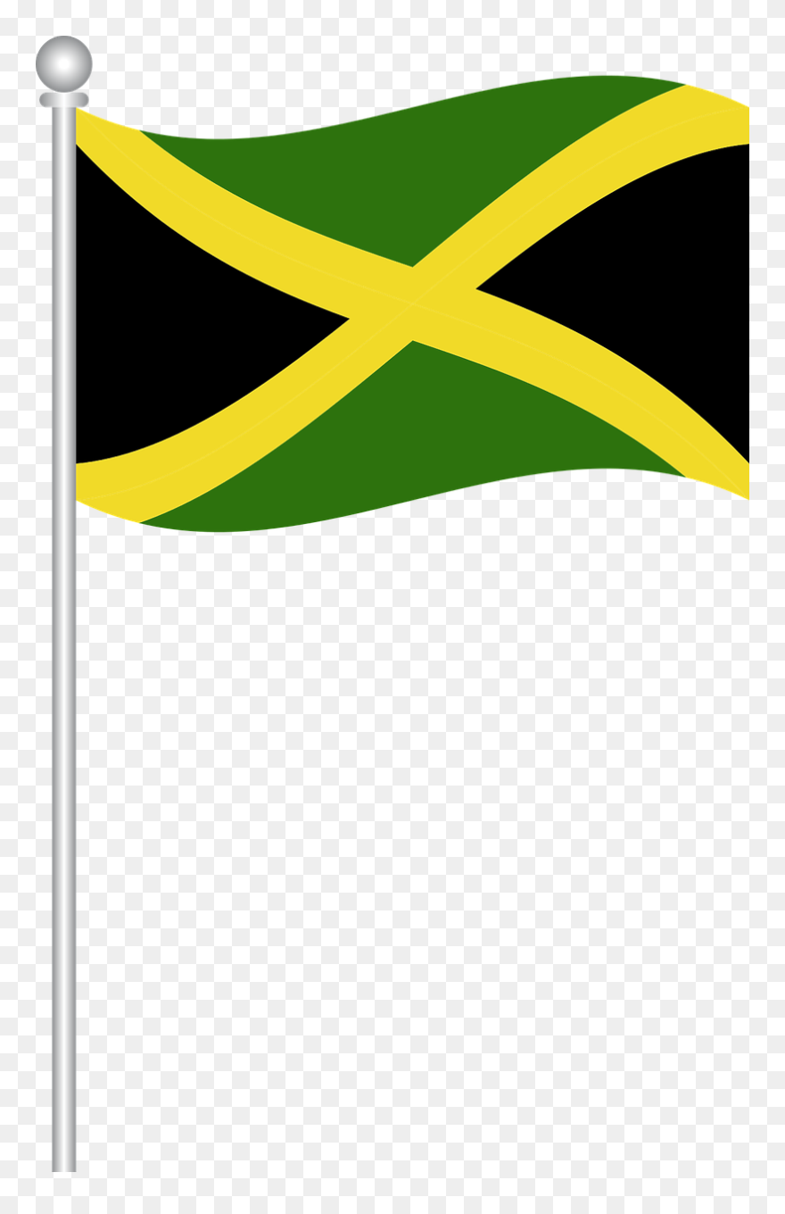 Jamaican Flag Transparent Clipart