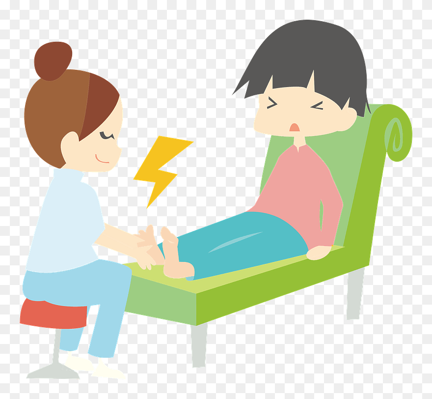 Massage Masseuse Clipart - 足 裏 マッサージ イラスト - Png Download