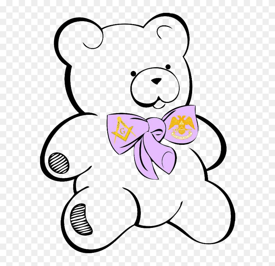 Masonic Bear - Children's Dyslexia Center Clipart
