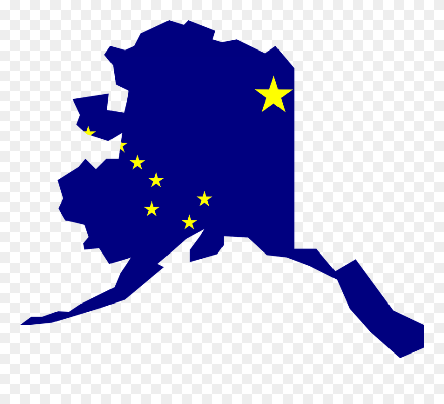 Lawn Service Website Design - Alaska Silhouette Clipart