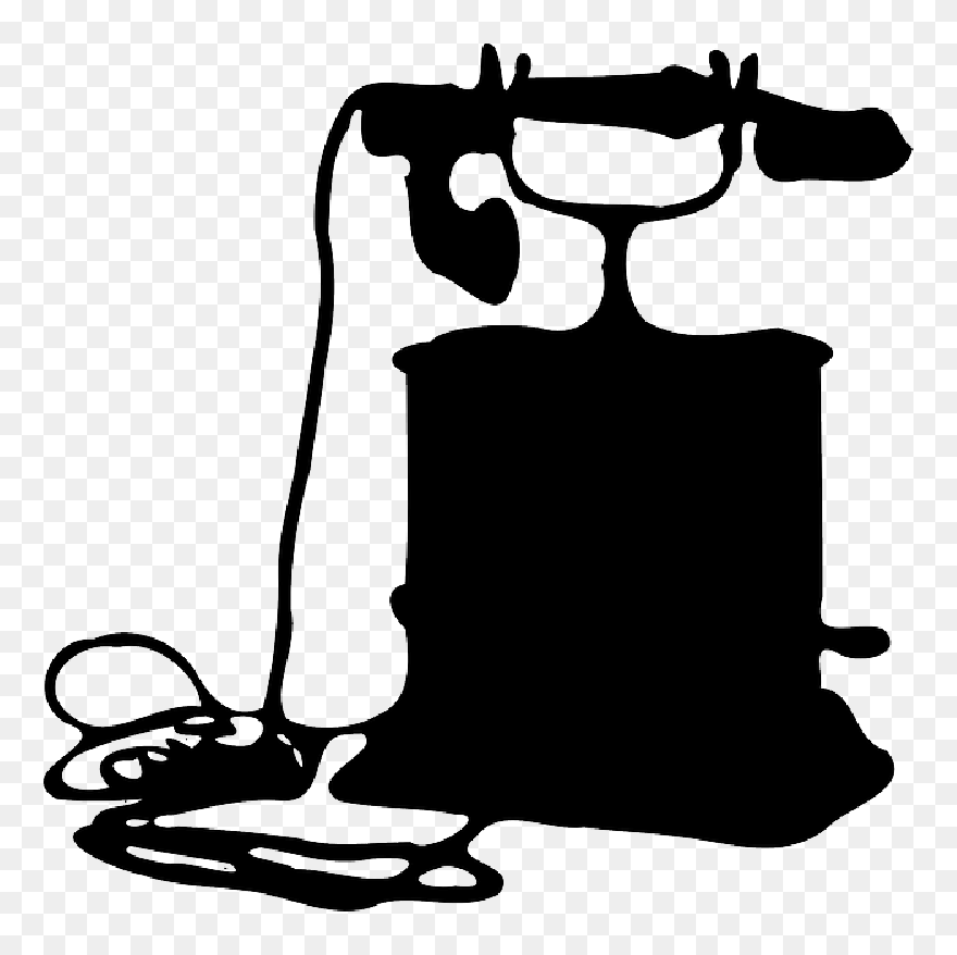 Phone, Silhouette, Telephone, Communication, Telecom Clipart