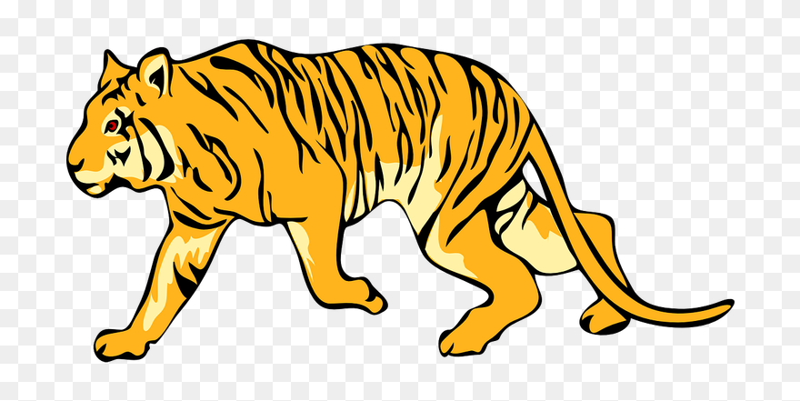 Tiger Clipart Transparent Background - Png Download