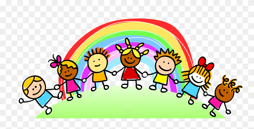Christian Preschool Lutheran Church Of Our Redeemer - Kids Rainbow Clipart - Png Download