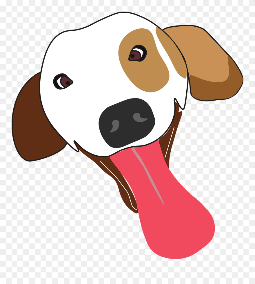 Dog Tongue Clip Art - Png Download